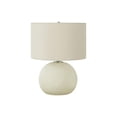 thumbnail image 4 of Monarch Specialties Lighting, 18"h, Table Lamp, Ivory / Cream Shade, Cream Ceramic, Contemporary, 4 of 6