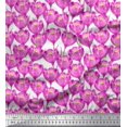 thumbnail image 1 of Soimoi Polyester Crepe Fabric Tulip Flower Fabric Prints by Yard 42 Inch Wide, 1 of 3