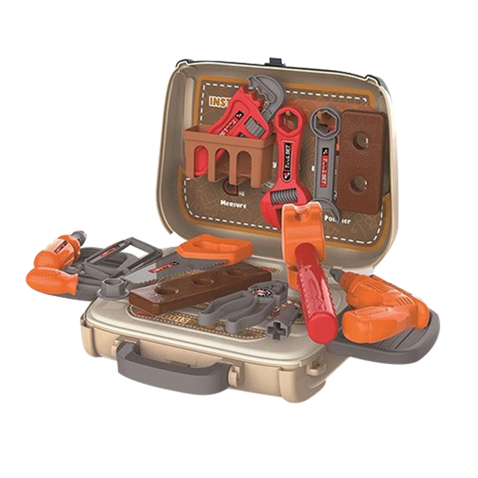 Boîte à outils pour enfants 83 pièces avec perceuse électrique - Marteau - Tournevis