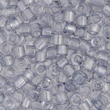 Delica 11/0 RD Gris Pâle Transparent