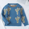thumbnail image 1 of Mother and Daughter Matching Cardigan Print Long Sleeve Pullover Sweater Tops Blouse Family Fall Outfit, 1 of 14