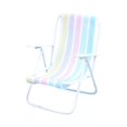 thumbnail image 3 of Bunblic 1/12 Beach Chair Metal Mini Chair for Fairy Garden Architectural DIY Project Stripes, 3 of 8
