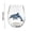 MRG, variant on EGNMCR Artisanal Blue Ringed Glassware 2D Printing Octopuses Stemless Wine Glasses a glass