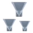 thumbnail image 4 of ziyahi 3x Transparent Pyramide Silicone Moule Résine Coulée Résine Bricolage Métier Moule Bricolage Époxy Cristal Outils, 4 of 9