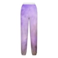 thumbnail image 4 of Pants for Women, Women Fashion Color Blocked Printed Drawstring Pants, 4 of 5