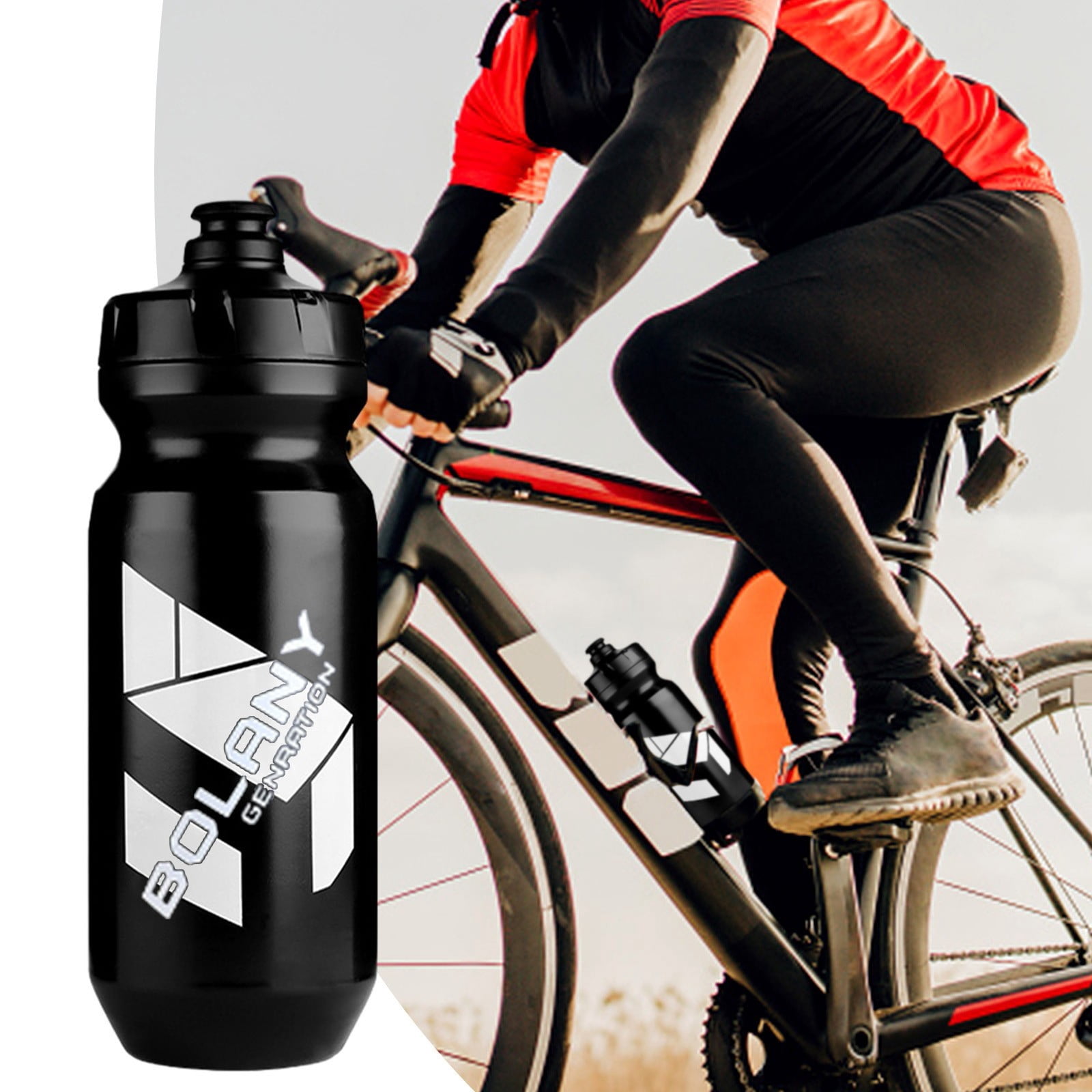 Meitianfacai Sport Insulated Water Bottle Leak Proof Water Bottles Outdoor Sport Cycling Bottle