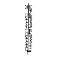 thumbnail image 1 of Village Wrought Iron SG-85-S 2' Snowflake Snow Gauge, 1 of 1