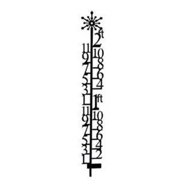 Village Wrought Iron SG-85-S 2' Snowflake Snow Gauge
