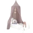 thumbnail image 1 of Estbridg Dome Princess Bed Canopy Round Lace Mosquito Net Hanging House Netting Curtains, 1 of 6