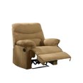 thumbnail image 2 of Fauteuil inclinable Arcadia d'ACME, microfibre brun clair, 2 of 2