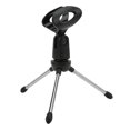 thumbnail image 2 of Support de Trépied de Microphone de Bureau, Angle Réglable Facile à Stocker Antidérapant Support de Microphone de Bureau avec Clip de Micro pour Conférence, 2 of 8