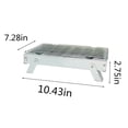 thumbnail image 3 of PRETXORVE Charcoal Grill,Portable Barbecue Grill Folding BBQ Grill,Small Barbecue Grill,Outdoor Grill for Camping Hiking Picnics Traveling, 3 of 6