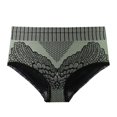 thumbnail image 4 of XZNGL Women Color Lace Edge High Waisted Shorts Shapewear Tummy Control Panties, 4 of 8