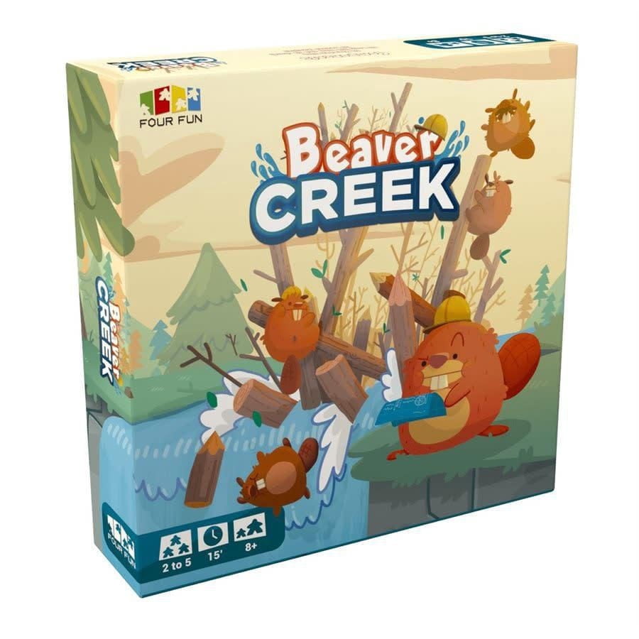 Beaver Creek Family-Friendly Strategy Board Game – English Version, By Asmodee