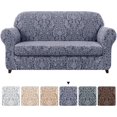 thumbnail image 1 of Subtrex Stretchy 2-Piece Washable Armchair/Lovesaet/Sofa/XL-Sofa Slipcover, Jacquard Damask Pattern, 1 of 6