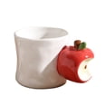 thumbnail image 1 of Glass&Bottle Handmade Ceramic Cup with Irregular Shape and Fruit-Handle for Home Use—Ideal for Tea Microwave Safe Dishwasher Friendly Unique Kitchen, 1 of 7