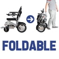 thumbnail image 4 of LEON Fauteuil Roulant Électrique Pliable Léger Motorisé Haut de Gamme 400 Lb Charge Max -500 W - 18 Miles, 4 of 10