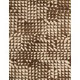 thumbnail image 1 of Ahgly Tapis d'Intérieur Rectangulaire Abstrait Marron, 6 Pieds x 9 Pieds, 1 of 6