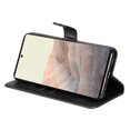 thumbnail image 5 of Case for Google Pixel 6 PRO 5G Zipper Pocket Wallet Leather Case Magnetic Closure Flip Cover - Black, 5 of 5