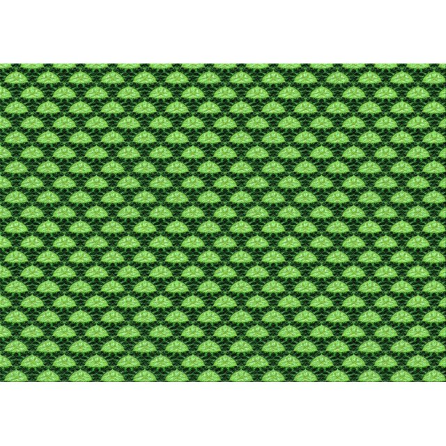 Ahgly Company Machine Washable Indoor Rectangle Transitional Deep Emerald Green Area Rugs, 2' x 4'