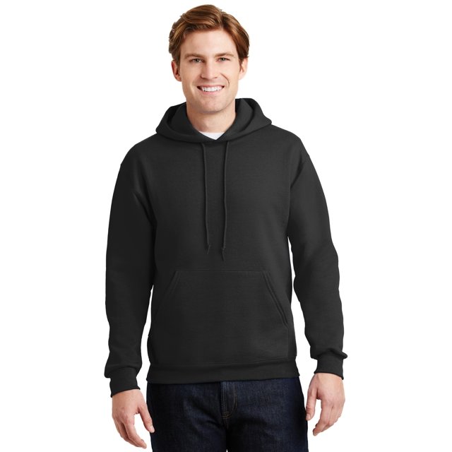 Jerzees Chandail à Capuche à Manches Longues pour Hommes SUPER SWEATS - 4997M