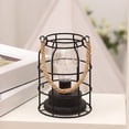 thumbnail image 3 of EGNMCR Desk Lamp Metal LED Lantern Battery Powered, Light With LED Edsion Style Bulb. Great For Weddings, Parties, Patio, Events For Indoors desk lamp, 3 of 7