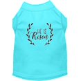 thumbnail image 1 of Il Est Ressuscité Sérigraphie Chien Chemise Aqua XL (16), 1 of 1