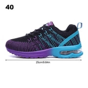 Women Running Shoes Girl Mesh Air Cushion Athletic Hiking Sports Shoes Tennis Comfortable Lightweight Sneakers Lace-up Soles Footwear 40