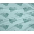 thumbnail image 4 of oneOone Tissu Polyester Lycra Imprimé Poisson en Blocs Tissu de Couture BTY 56 Pouces de Large, 4 of 4