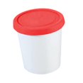 thumbnail image 1 of Luzkey Ice Cream Pint Cup Dessert Container Multifunction Leakproof Clear Freezer Tub Cream Pints Cup Storage Jar for Desserts Soup L, 1 of 8