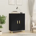 thumbnail image 1 of vidaXL Sideboard Black 70x34x90 cm Engineered Wood, 1 of 5