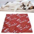 thumbnail image 4 of Housse de Lit pour Chat, Tissu Oxford Résistant à la Saleté Confortable pour Animal de Compagnie Vague Rouge, 4 of 8