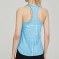 thumbnail image 4 of Timegard Workout Tops for Women Racerback Round Neck Athletic Running Tank Tops Loose Sleeveless Gym Tops, 4 of 5