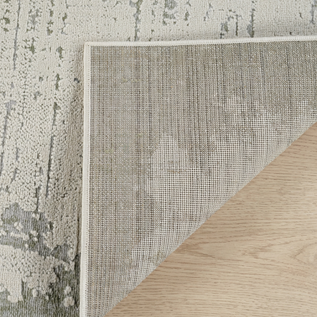 Rug Branch Nomad Abstract Indoor Area Rug, Green Beige, Modern - Living Room, Bedroom, Dining and Kitchen