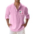 thumbnail image 2 of Shirt Top down Graphic T Shirt Men Mesh Sleeve Shirt Microfiber Tee Shirts for Men Printed Sleeve Long Sleeve Lightweight Shirt Men Mens Short Sleeve Crotch Shirt Button down Romper Button Romper Men', 2 of 3