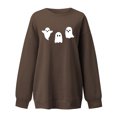 thumbnail image 4 of jsaierl Chandail pour Femmes Coupe Ample à Manches Longues Chandail d'Halloween Col Rond Hauts Mignons pour Femmes Tunique Confortable Haut d'Halloween pour Femmes, 4 of 4