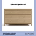 thumbnail image 3 of Commode Double à 6 Tiroirs Alpine de Storkcraft, 3 of 10