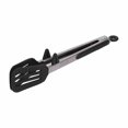 thumbnail image 3 of Steak Tongs, Rugged Durable Multi-purpose Food Clamp  For Turning And Carrying Food For Baking Tool 12in Black Bracket, 3 of 8
