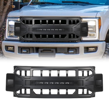 AMERICAN MODIFIED Grille avant Armure pour Ford F250/350 2017 à 2019, Noir Mat