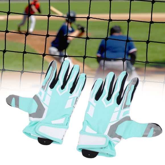 Youth Football Gloves for Boys Girls, 1 Pair of Football Gloves Battle Protective Gloves for Kids Junior Flag Football Gloves, Non Slip Silicone  Sports Professional Tool