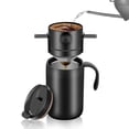 thumbnail image 1 of Tasse à Café Portative d'Extérieur pour Infusion Manuelle, Tasse Thermo en Acier Inoxydable, Ensemble de Gobelets à Café pour la Maison avec Filtre, 1 of 6