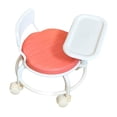 thumbnail image 2 of DOLITY Baby Dining Chair with Dining Tray with Swivel Casters Kids Chair for Eating Pink, 2 of 9