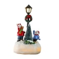 thumbnail image 3 of Elodie Christmas Village Scene Lamp Post Figurine Collectible Resin for Table Decor Style C, 3 of 8