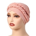 thumbnail image 3 of Milk Silk Hijab Headband Two Tone Solid Color Head Wrap with Design for Everyday Wear and Comfort, 3 of 3
