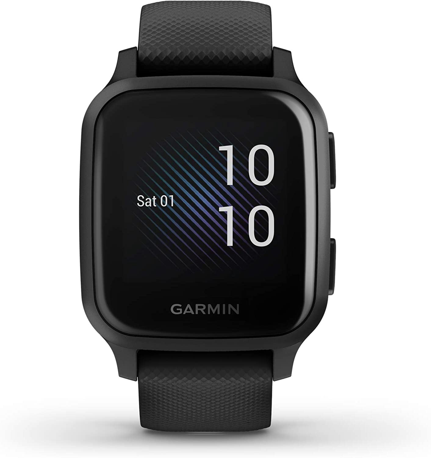 Refurbished (Good) Garmin Venu SQ Music Edition Smartwatch with Heart Rate Monitor - Black