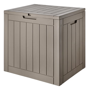 Coffre de Terrasse Extérieur de 31 Gal, Bac de Rangement pour Patio avec Couvercle Verrouillable et Poignées Latérales pour Patio, Piscine, Jardin (118 L)