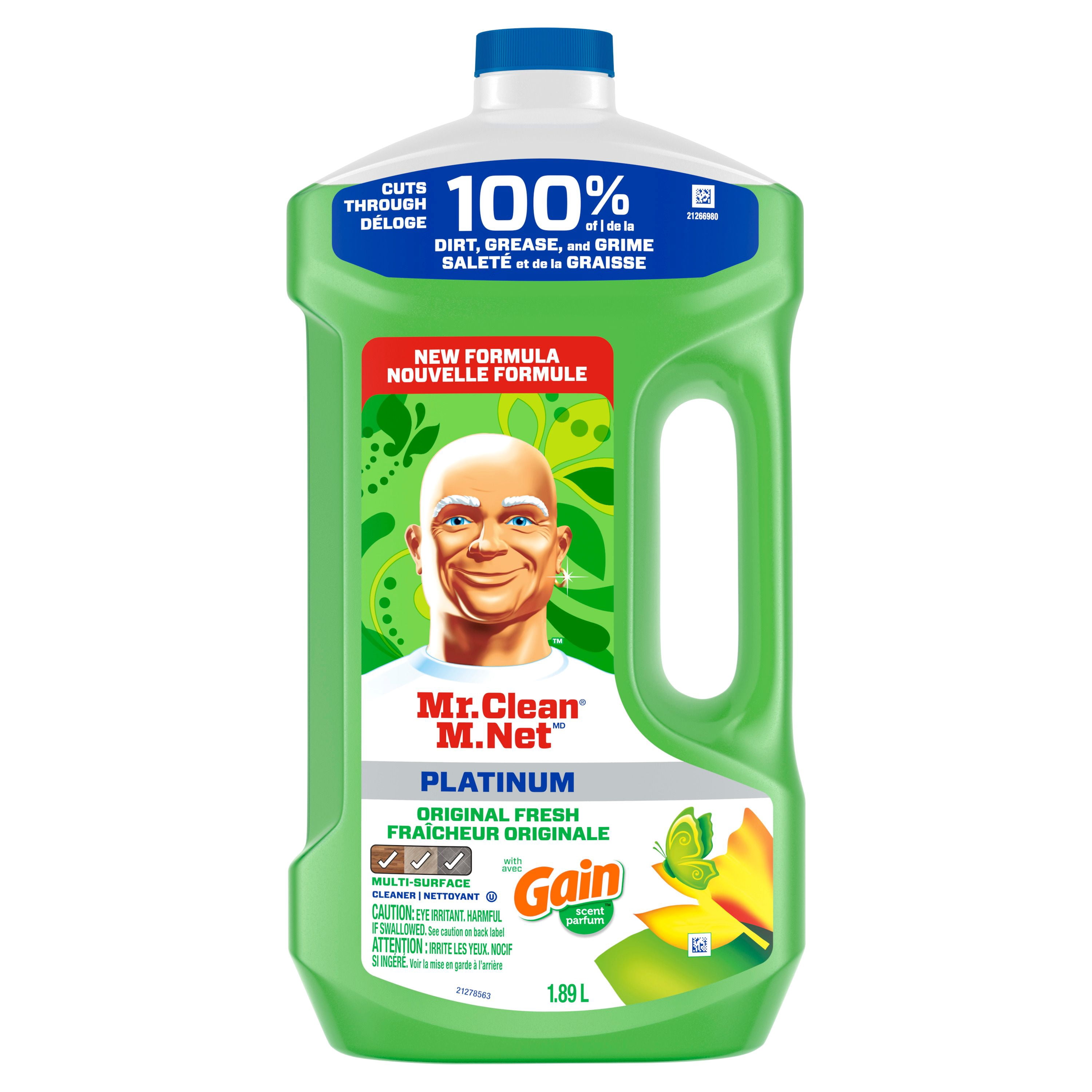 Mr. Clean All Purpose Cleaner, Multi Purpose Cleaner, Pour, Gain Scent, 1.89L