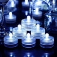thumbnail image 3 of 24pcs Waterproof Wedding Submersible Battery LED Tea Lights Underwater Sub Lights, 3 of 4