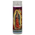 thumbnail image 2 of Virgen de Guadalupe White 2 Pack Set Religious Candles, 2 of 3