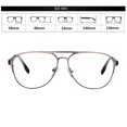 thumbnail image 3 of Photochromic Bifocal Reading Glasses Optical Hyperopia Metal Frame UV400 Sunglasses, 3 of 5